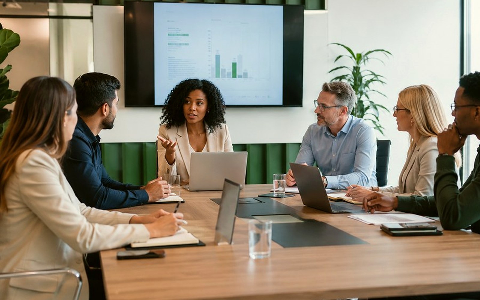 Corporate boardroom