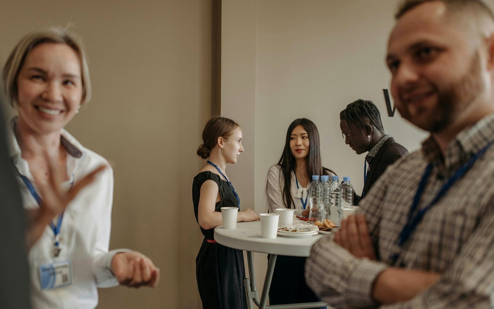 Professional networking lounge